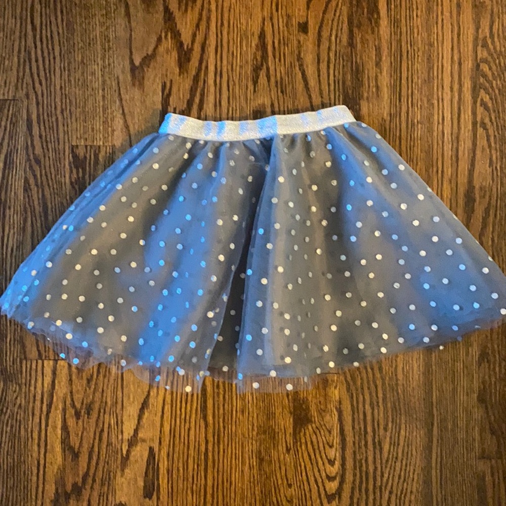 JANIE & JACK Grey/Silver Tutu Skirt